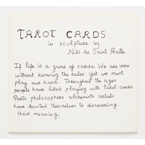 TAROT CARDS - Niki de Saint Phalle - Giuseppe Ponsio, 1985 - Fausta Squatriti